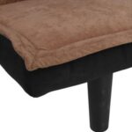 Sofa Futon Cama Chocolate Calidad Diseño Patas Madera Ramos Liso - Image 6