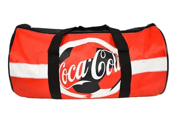D_NQ_NP_602571-MLA70172662386_062023-F.jpg Bolso Deportivo Coca Cola Reforzado Calidad Premium Rojo Con Negro Y Blanco - Image 1