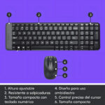 Kit Teclado Y Mouse Inalambrico Mk220 Logitech Color Del Mouse Negro Color Del Teclado Negro - Image 3