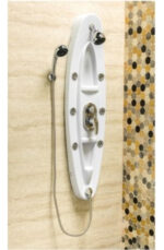 Columna De Ducha Blanca Panel Con Jets Y Duchador + Escocesa - Image 6