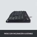 Teclado K120 Logitech Idioma Español España Negro - Image 4