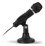 Micrófono Dinámico Panacom Mc-9620 Para Pc Negro Negro