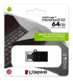 Pen Drive Kingston 64gb Dt Duo Usb Micro Usb Celulares Pc Ultimo Modelo  Negro Liso - Image 3