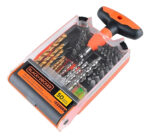 Kit Herramientas: Caja Herramientas Grande Reforzada Negro + Set 50 Herramientas Atornillador Naranja - Image 3