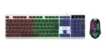 Teclado Luz Led Y Mouse Kit Para Gamers Usb Nuevo Ramos