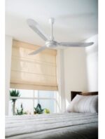 Ventilador De Techo 3 Aspas 5 Velocidades Metal Potenciado 1.42 M Blanco Metal 3 - Image 5