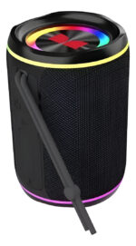 Parlante Inalambrico Monster Airrock Bluetooth 5v Cilindrico Negro