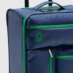 Valija De Viaje Benetton Grande Con Tsa Diseño Calidad - Image 12