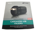 Cargador Usb 5v 2a Con Cable Microusb Celular Universal Pared Tablet 520 Negro - Image 3