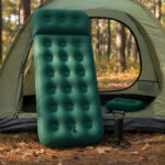 Colchón Inflable Klimber 1 Plaza Verde Con Almohada E Inflador Manual - Image 11