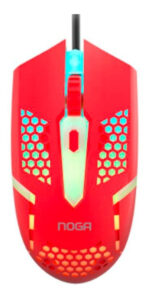 Kits Gamer Teclado Mouse Auricular Pad Noga Nkb413r 4en1 Rojo - Image 4