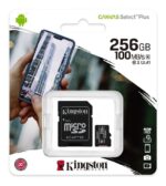 Memoria Micro Sd 256gb Clase 10 Kingston Celular Ramos Mejia - Image 2