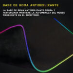 Mouse Pad Gamer Luces Led Rgb Retroiluminado Noga Horizon S Color Negro - Image 3