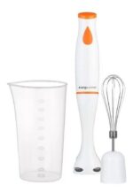 Mixer Minipimer De Mano 350w Acero Inoxidable + Vaso 700ml Blanco/naranja - Image 2