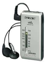 Radio Portatil Sony Analogica Am Fm Compacta Con Auriculares