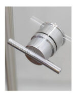 Cabina De Ducha Curva 200x80x80 Vidrio Templado 6mm Aluminio - Image 2