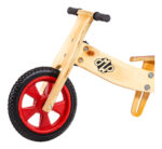 Bicicleta Camicleta R12 Sin Pedales Madera Premium + Colores Marron Y Roja - Image 2