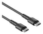 Cable 1m Usb-c Carga Rapida 60w Para Android Ramos Mejia Negro - Image 3