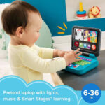 Fisher Price - Mi Primer Laptop De Aprendizaje- Hgw97 Color Celeste - Image 8
