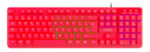 Kits Gamer Teclado Mouse Auricular Pad Noga Nkb413r 4en1 Rojo - Image 6