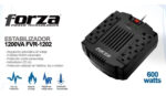 Estabilizador De Tensión Forza Fvr1202-usb-a Fvr 1200va Color Negro - Image 3