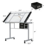 Mesa De Dibujo Tecnico Arquitectura Tablero Metal Unica Premium - Image 2