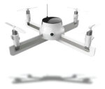 Mini Drone 30 Metros Luz Led Indoor Control En Ramos Mejia! Gris Con Blanco
