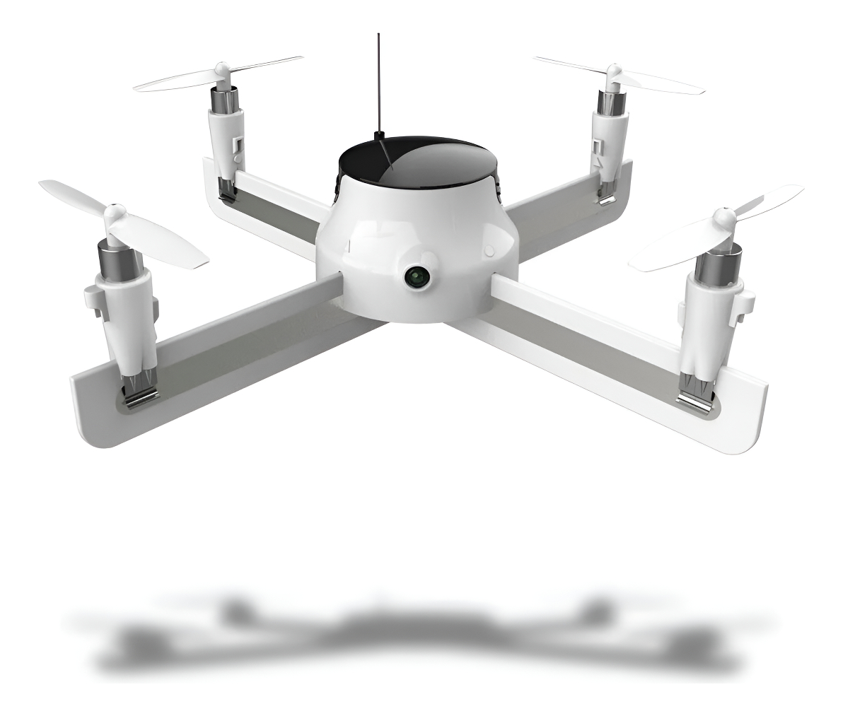 D_NQ_NP_632232-MLA92380491955_092025-F.jpg Mini Drone 30 Metros Luz Led Indoor Control En Ramos Mejia! Gris Con Blanco - Image 1
