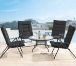 Set De Mesa + 4 Sillas Plegables Exterior Interior Diseño - Image 6