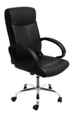Sillon Ejecutivo Gerencial Respaldo Alto Ecocuero Premium Negro Cuero Sintético - Image 3