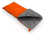 Bolsa De Dormir Para Adultos Poliester 190x75 Cm Con Cierre Naranja - Image 2