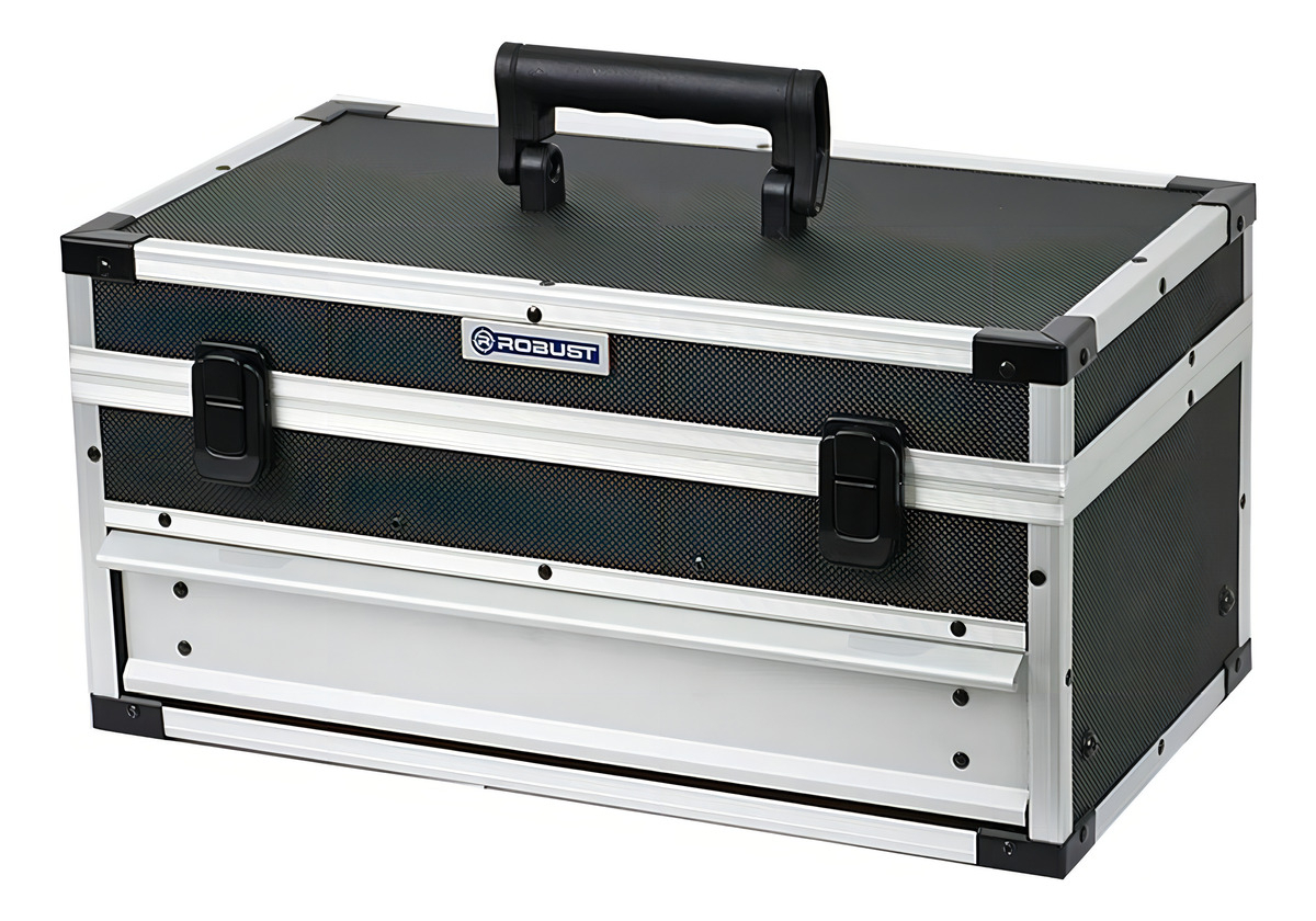 D_NQ_NP_636927-MLA99452761676_112025-F.jpg Maletin Aluminio Reforzado Caja De Herramientas Ramos Mejia Color Negro - Image 1