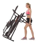 Cinta De Correr 4 En 1 Plegable Pantalla Caminar Caminadora Negro - Image 4