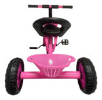 Triciclo Infantil A Pedal Acero Con Canasto 3-6 Años Premium Rosa - Image 6