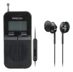 Radio Am/fm Digital C/parlante + Auriculares Premium Negro