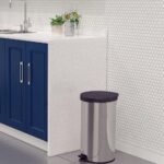 Cesto De Basura 20 Litros Papelero Acero Inoxidable Ramos Mejia Gris - Image 4