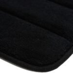 Alfombra De Baño Suave 40 X 60 Cm Micro Poliester Premium  Negro Liso - Image 2