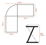 Escritorio Gamer Para Pc Asenti Esquinero Vidrio, Metal De 120cm X 73cm X 50cm X 120cm Transparente Mate - Image 7