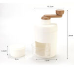 Trituradora Granizadora De Hielo Manual Pica Hielo Premium Blanco - Image 8