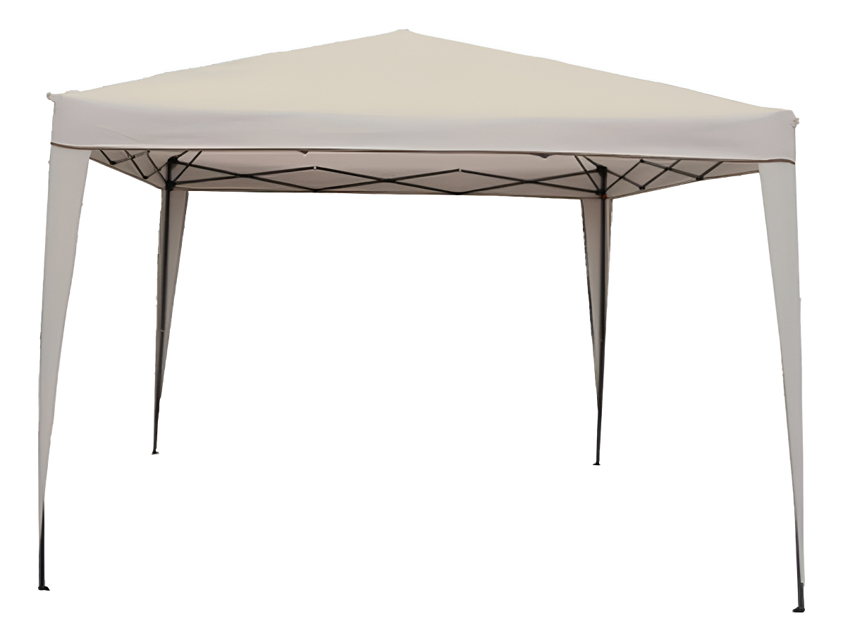 D_NQ_NP_642423-MLA90567330243_082025-F.jpg Gazebo 3x3 Beige 100 % Resistente Poliester Plegable Acero Beige - Image 1