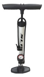 Inflador De Pie De Bicicleta Aluminio Con Manometro 160 Psi