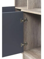 Modular Aparador Clasico De Madera Estante 4 Puertas - Image 3