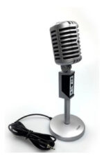 Micrófono Noga Vintage Mic-2030 Pc Cardioide Color Plateado - Image 2