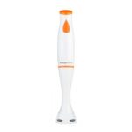 Mixer Minipimer De Mano 350w Acero Inoxidable + Vaso 700ml Blanco/naranja