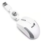 Mouse Mini Genius Micro Traveler V2 Blanco Óptico Usb 1000 Dpi