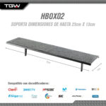 De Pared Tgw Para Apple Tv Convertidor A Smart Tv Negro - Image 3