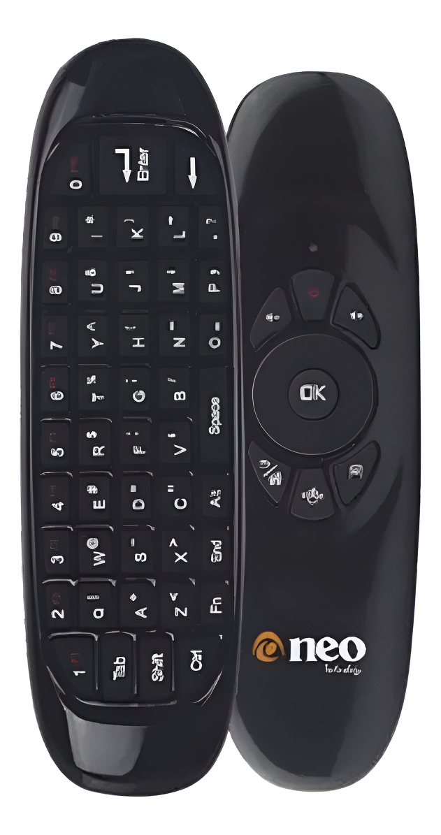 D_NQ_NP_650483-MLA89185555444_082025-F.jpg Control Remoto Teclado Inalambrico Smart Tv Pc + Air Mouse Negro - Image 1