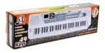 Piano Electronico Para Niños Organo Musical + Microfono  Gris Claro - Image 6