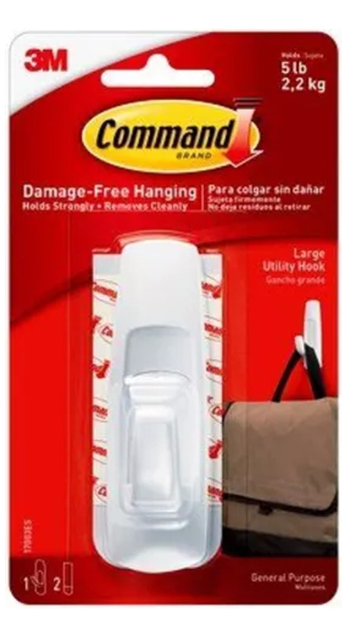 D_NQ_NP_652838-MLA70480588295_072023-F.jpg Gancho De Plastico Autoadhesivo Reforzado Calidad Premium - Image 1