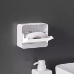 Jabonera Rebatible Autoadhesiva Con Tapa Calidad Premium - Image 2